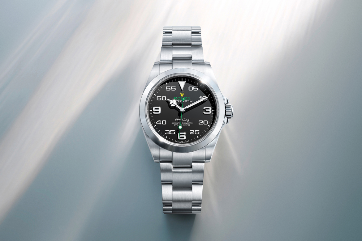Rolex Armbanduhren Air-King bei Juwelier Krebber in Mönchengladbach