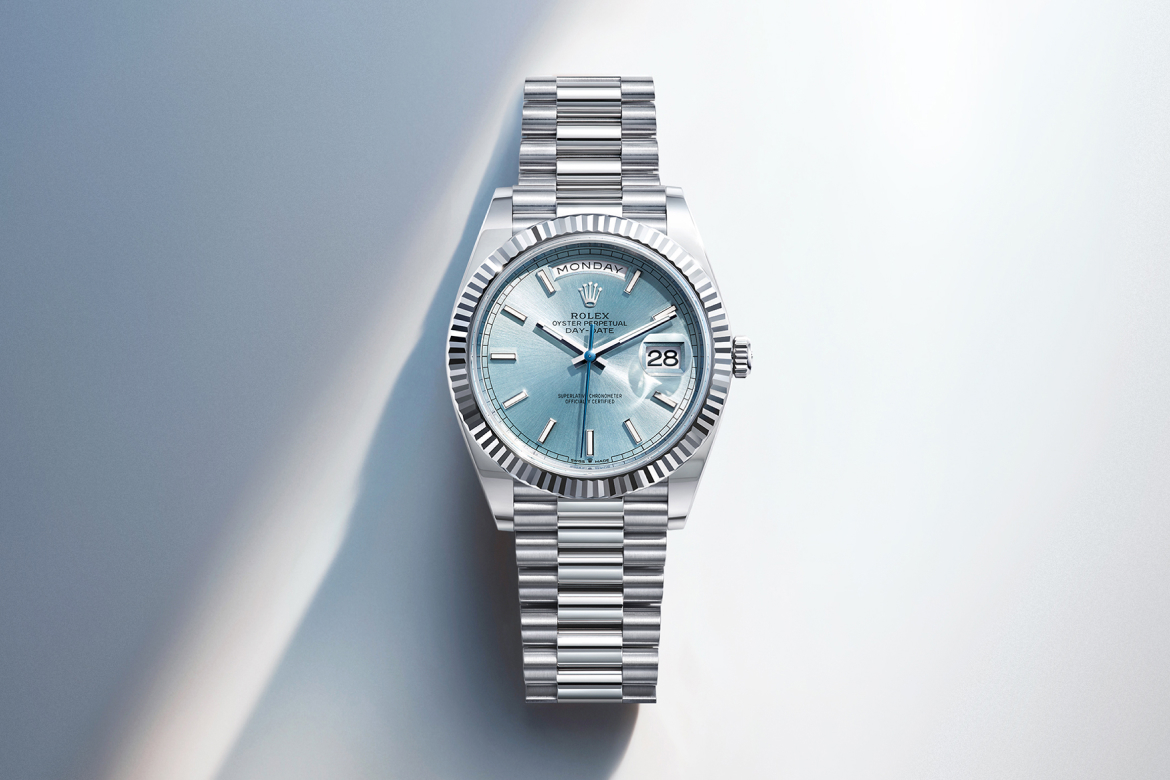 Rolex Armbanduhren Day-Date bei Juwelier Krebber in Mönchengladbach