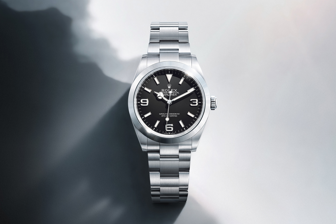 Rolex Armbanduhren Explorer bei Juwelier Krebber in Mönchengladbach