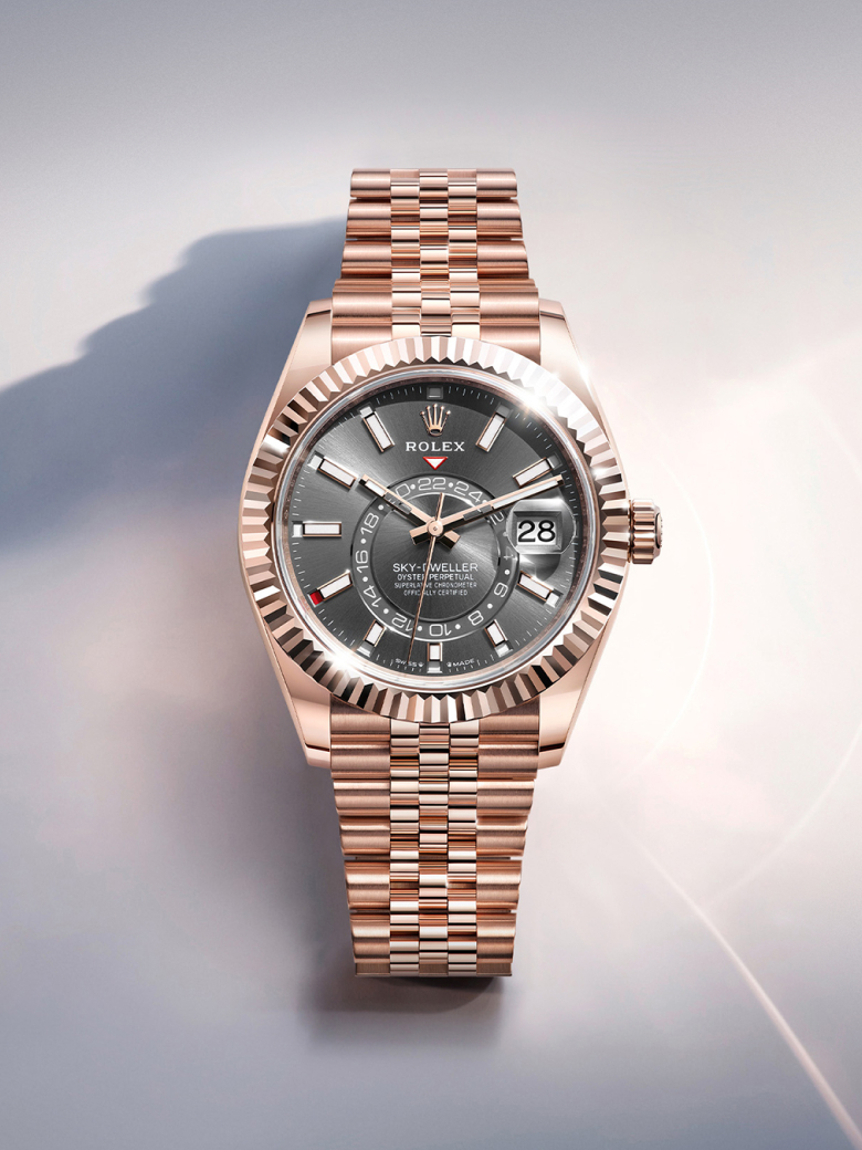 Rolex Armbanduhren Sky-Dweller bei Juwelier Krebber in Mönchengladbach