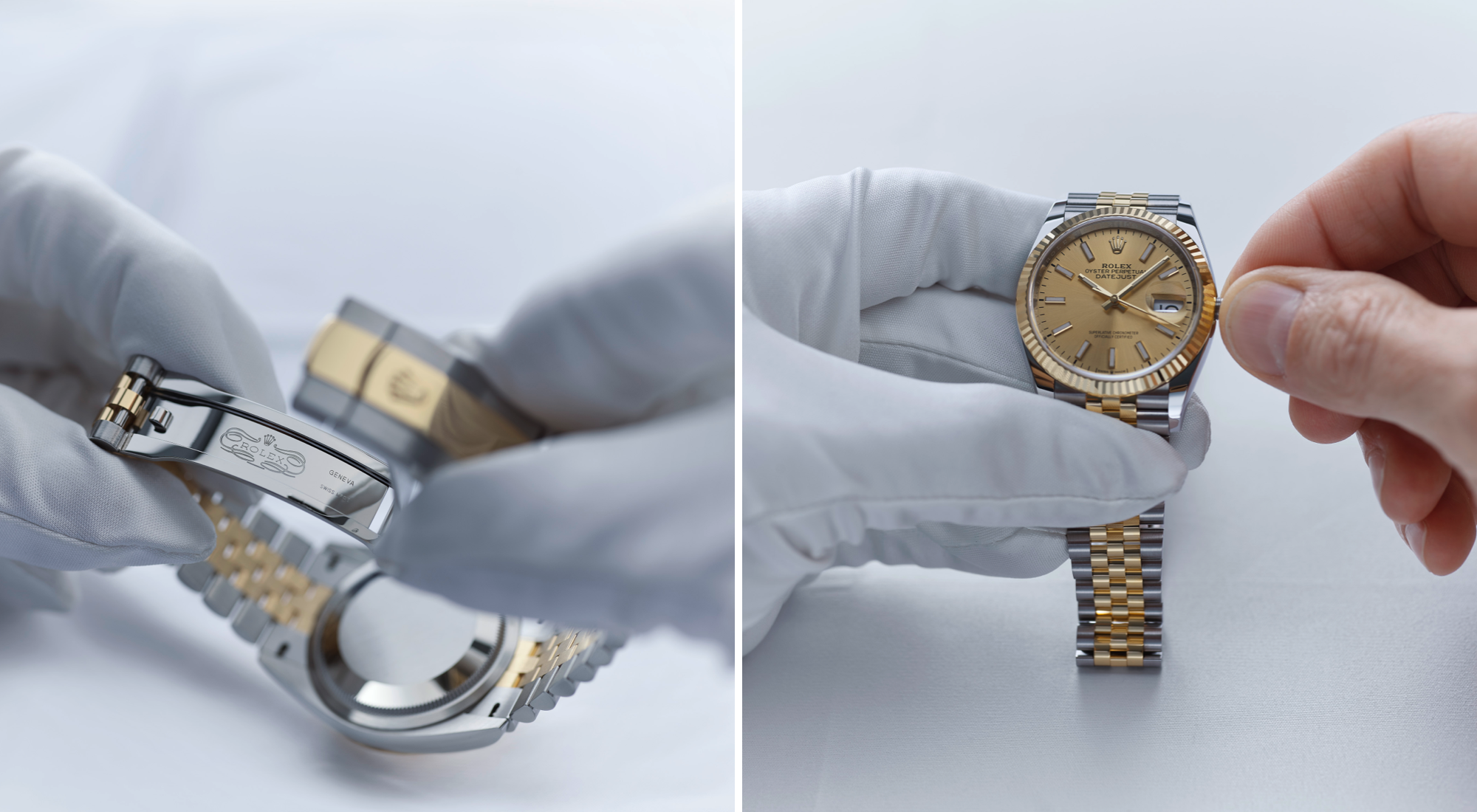 Rolex Wartungsverfahren bei Juwelier Krebber Mönchengladbach Service Center, Endkontrolle