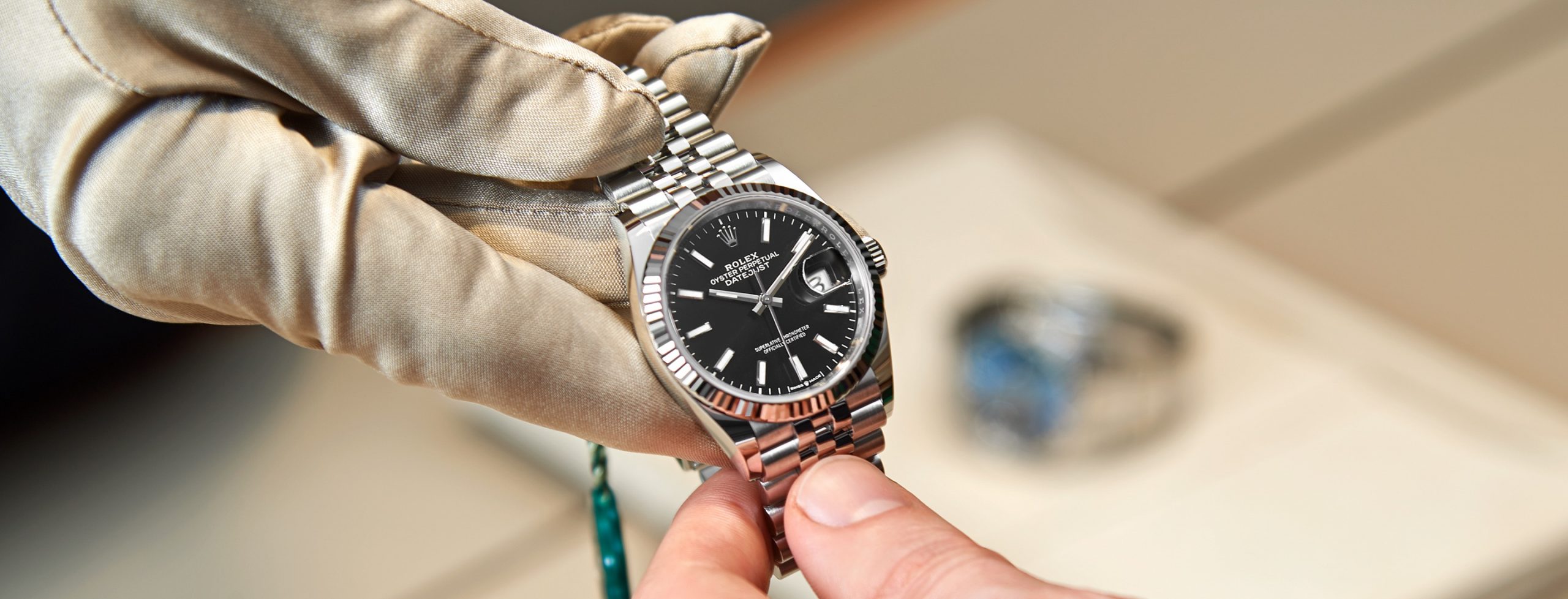 Rolex Wartungsverfahren bei Juwelier Krebber Mönchengladbach Service Center, Diagnose der Uhr