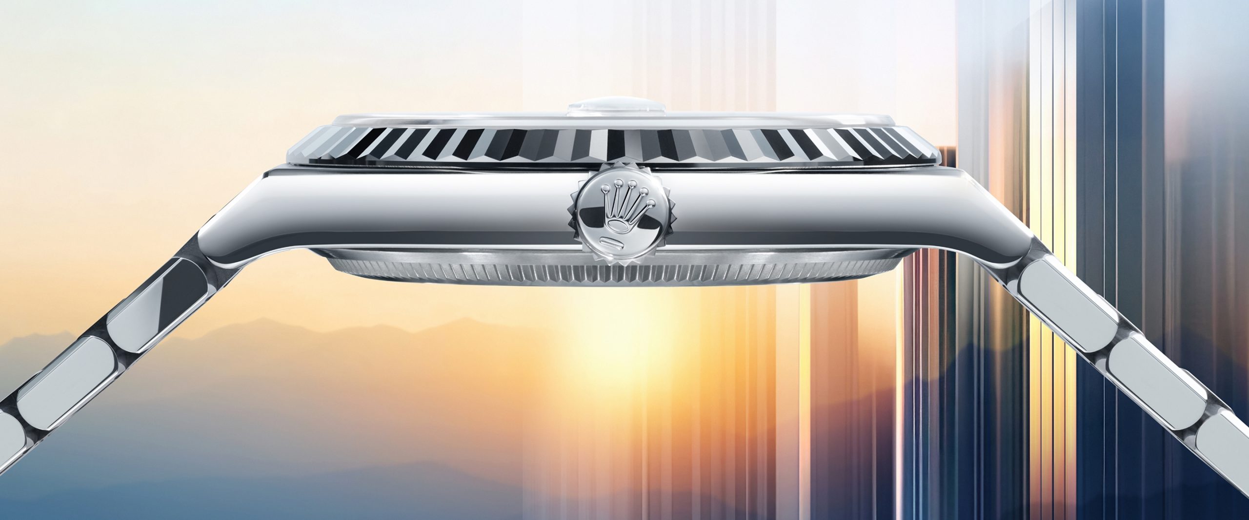 Rolex Land-Dwelelr Seitenprofil, Schmales Gehäuse