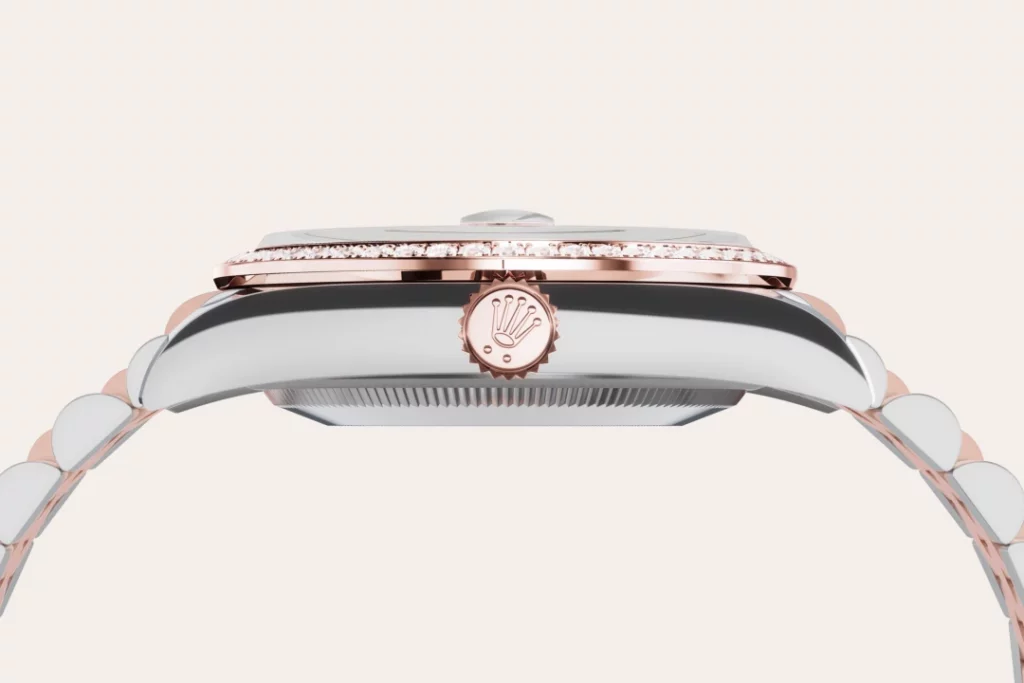 Rolex Datejust 36 in grau mit Diamanten und Jubilee Armband bei Juwelier Krebber in Mönchengladbach, m126281rbr-0011