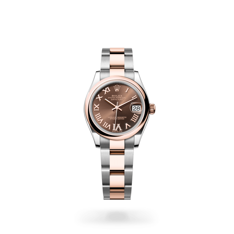 Rolex Datejust 31 in Edelstahl Oystersteel und Everose Gold M278241-0003 bei Juwelier Krebber in Mönchengladbach