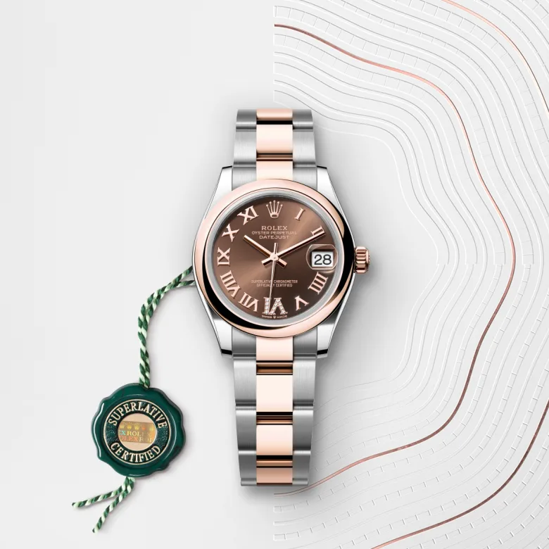 Rolex Datejust 31 in Edelstahl Oystersteel und Everose Gold M278241-0003 bei Juwelier Krebber in Mönchengladbach