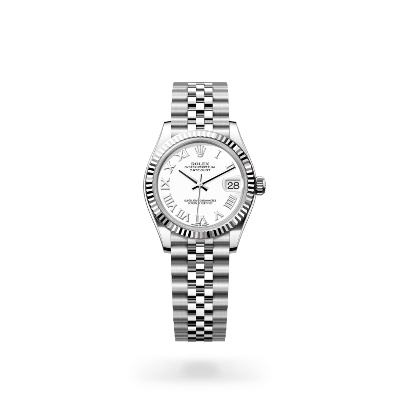 Rolex Datejust 31 in Edelstahl Oystersteel und Weißgold M278274-0010 bei Juwelier Krebber in Mönchengladbach