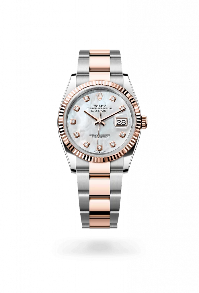 Rolex Datejust 36 in Edelstahl Oystersteel und Everose Gold M126231-0022 bei Juwelier Krebber in Mönchengladbach