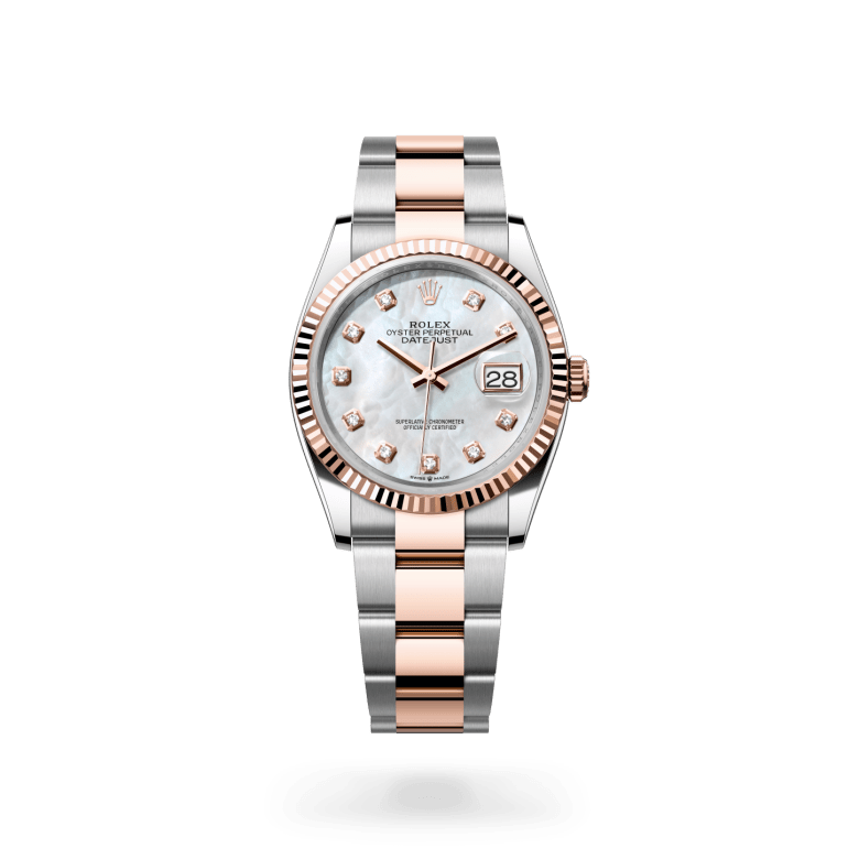Rolex Datejust 36 in Edelstahl Oystersteel und Everose Gold M126231-0022 bei Juwelier Krebber in Mönchengladbach
