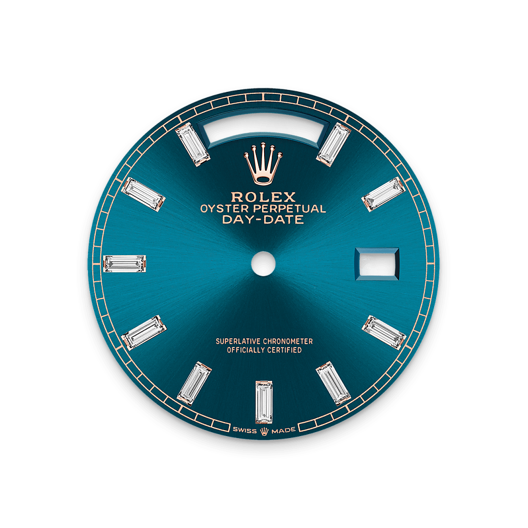 Rolex Day-Date in Everose Gold 128235-0085 bei Juwelier Krebber in Mönchengladbach