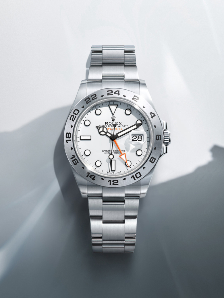 Rolex Armbanduhren Explorer II bei Juwelier Krebber in Mönchengladbach