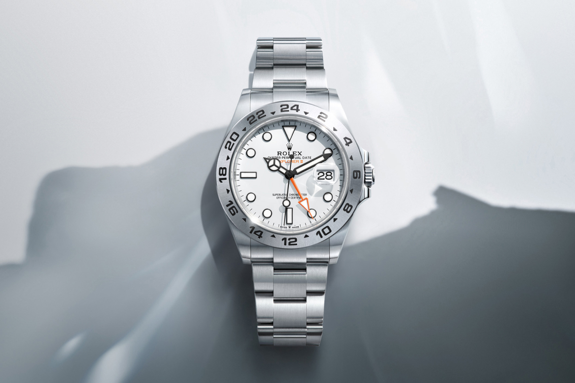 Rolex Armbanduhren Explorer II bei Juwelier Krebber in Mönchengladbach