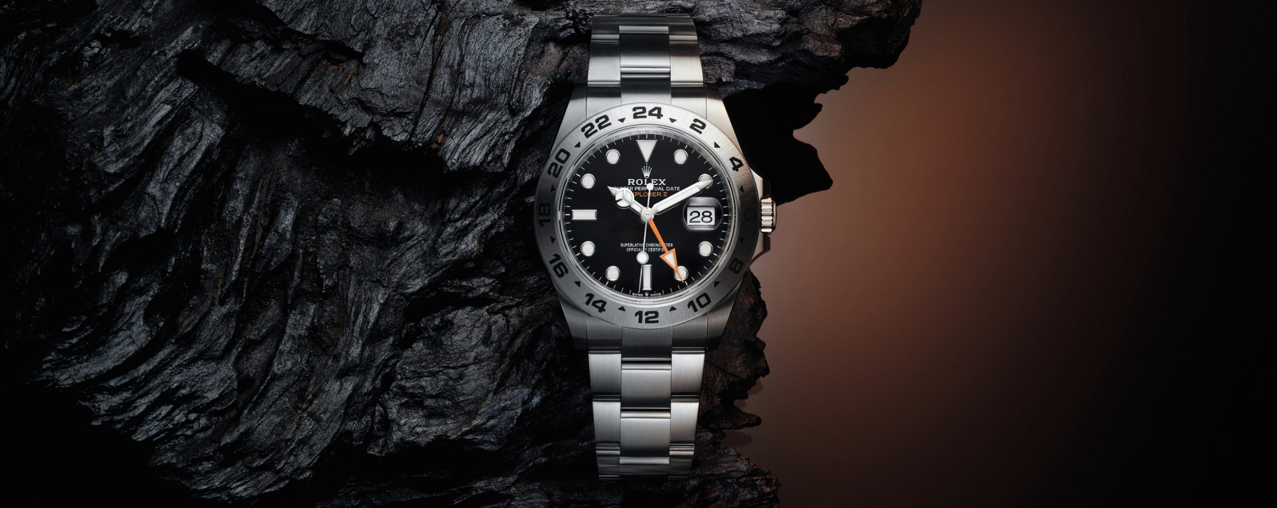 Rolex Armbanduhren Explorer II bei Juwelier Krebber in Mönchengladbach
