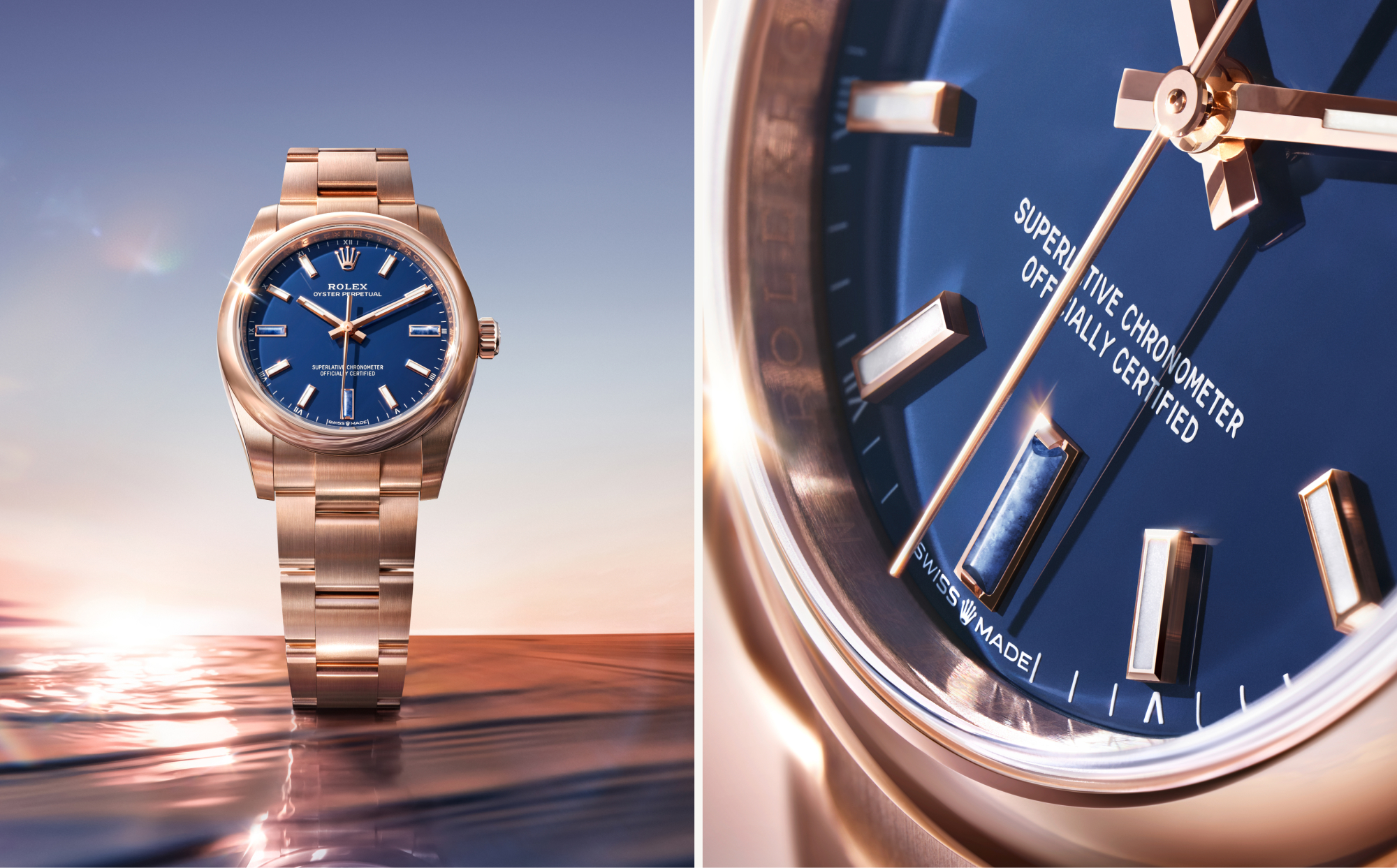 Rolex Neue Modelle 2026 Oyster Perpetual 28 und 34 in Gold bei Juwelier Krebber in Mönchengladbach