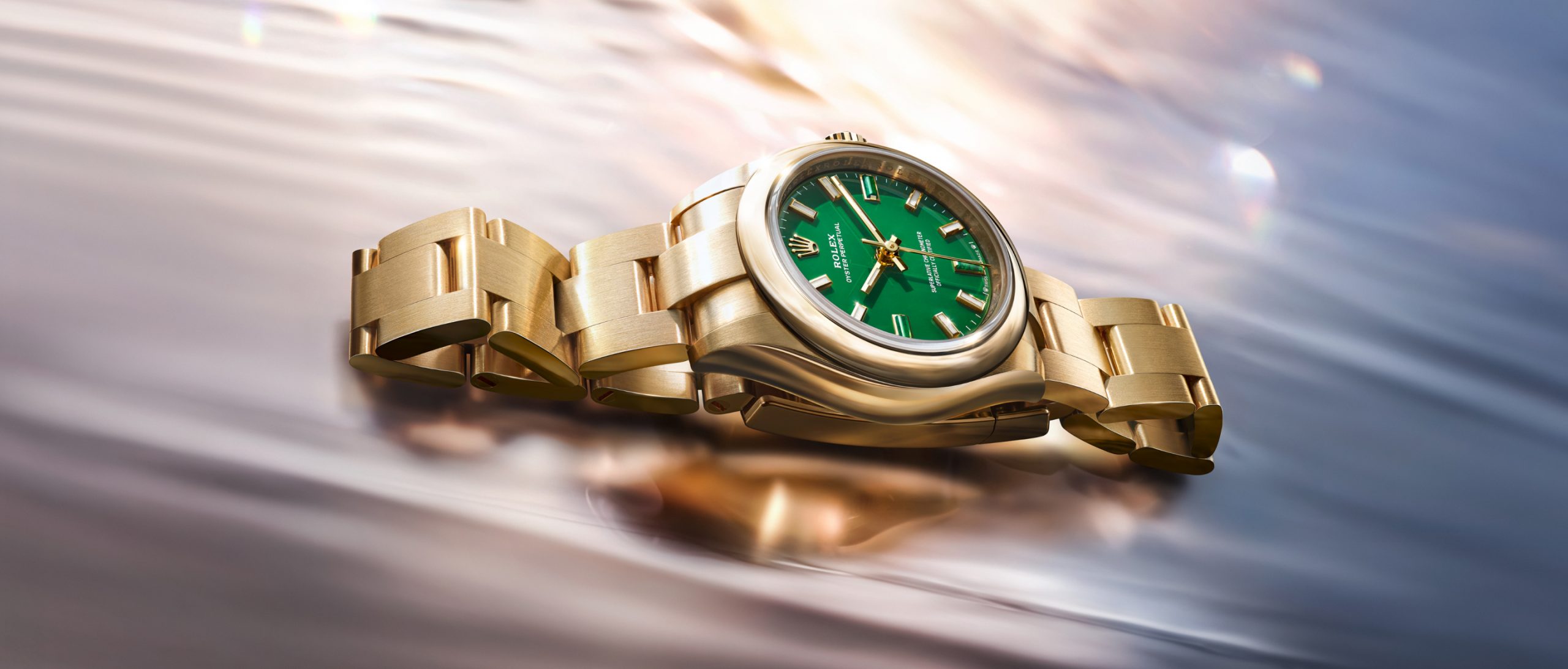 Rolex Neue Modelle 2026 Oyster Perpetual 28 und 34 in Gold bei Juwelier Krebber in Mönchengladbach