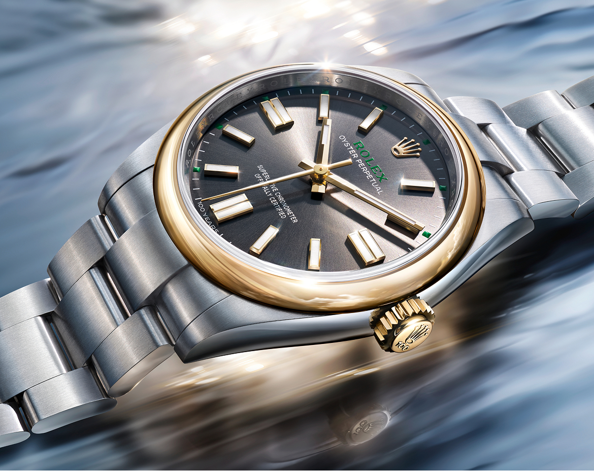 Rolex Neue Modelle 2026 Oyster Perpetual 41 (M134303-0001) bei Juwelier Krebber in Mönchengladbach. Oyster Gehäuse