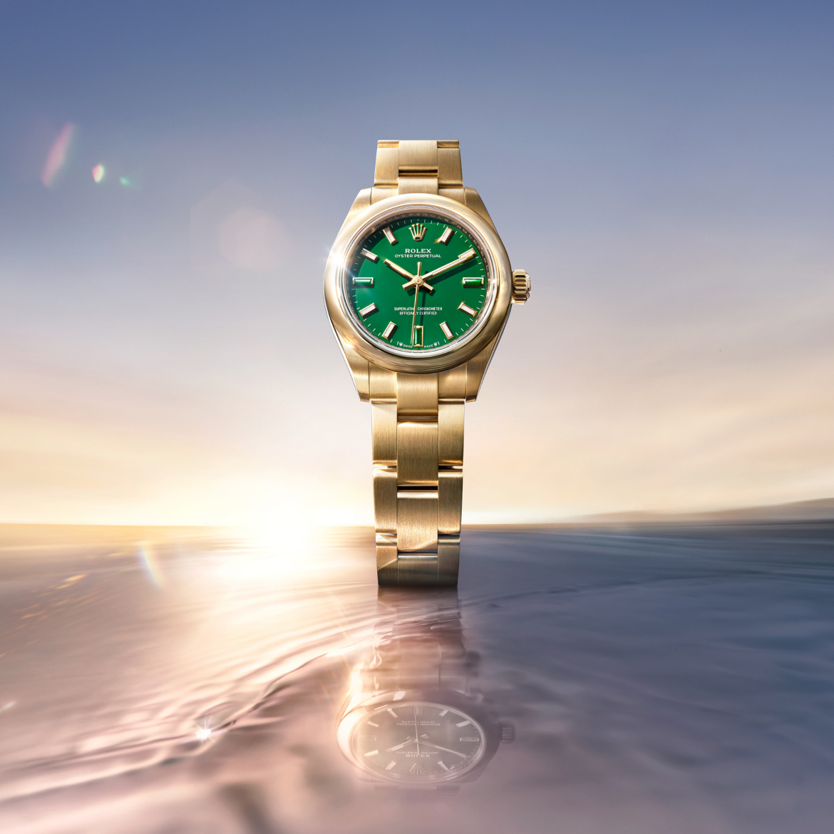 Rolex Neue Modelle 2026 Oyster Perpetual 28 und 34 in Gold bei Juwelier Krebber in Mönchengladbach