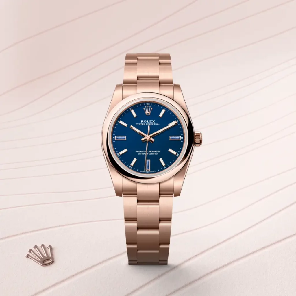 Rolex Oyster Perpetual 34 M124205-0002 bei Juwelier Krebber in Mönchengladbach