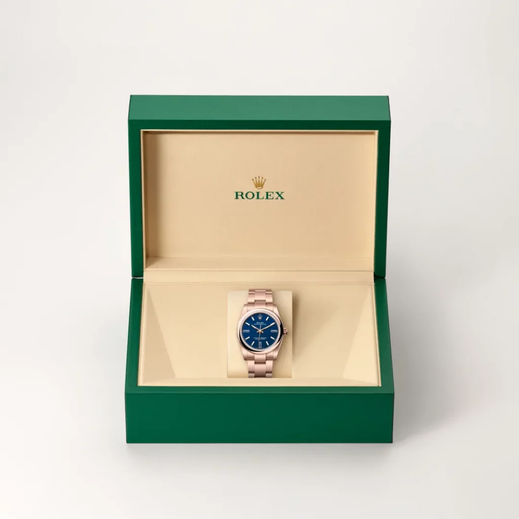 Rolex Oyster Perpetual 34 M124205-0002 bei Juwelier Krebber in Mönchengladbach