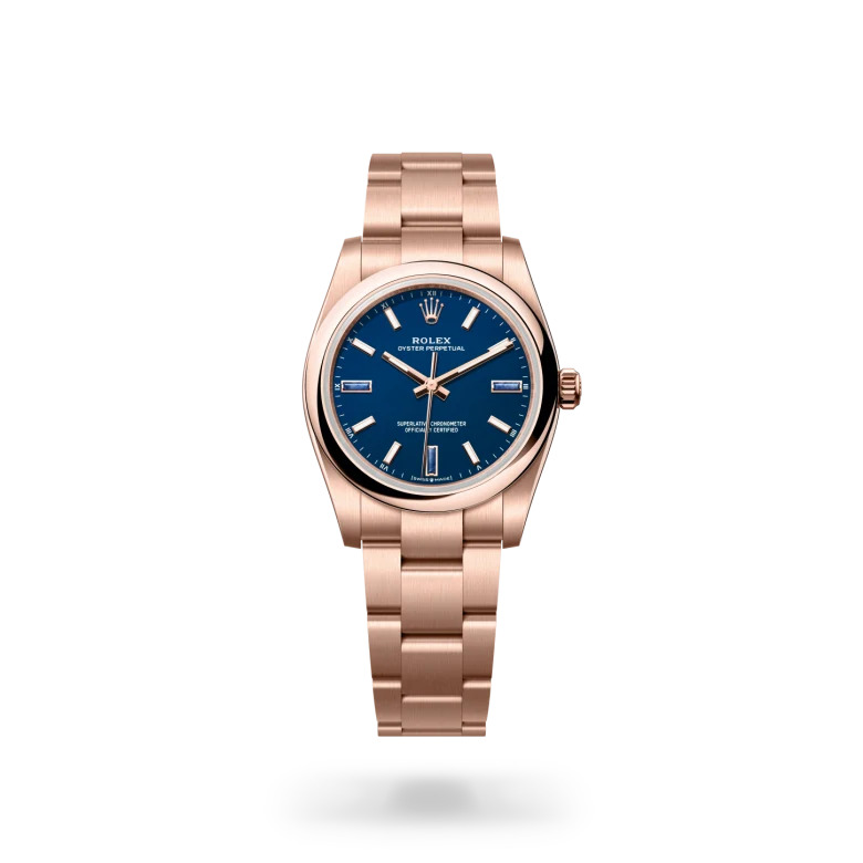 Rolex Oyster Perpetual 34 M124205-0002 bei Juwelier Krebber in Mönchengladbach