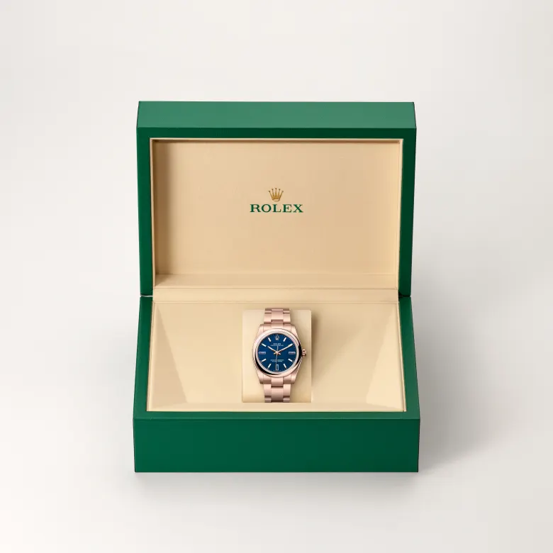 Rolex Oyster Perpetual 34 M124205-0002 bei Juwelier Krebber in Mönchengladbach