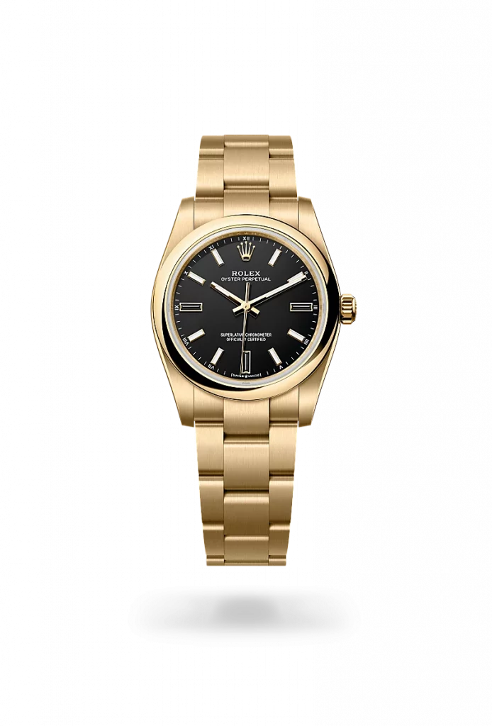 Rolex Oyster Perpetual 34 M124208-0001 bei Juwelier Krebber