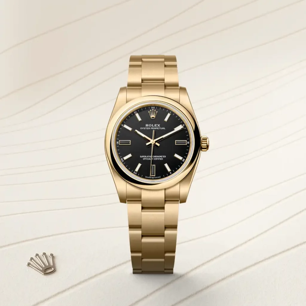 Rolex Oyster Perpetual 34 M124208-0001 bei Juwelier Krebber