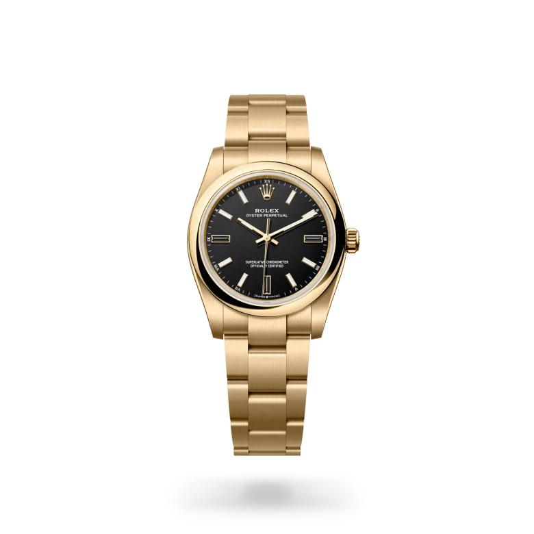 Rolex Oyster Perpetual 34 M124208-0001 bei Juwelier Krebber